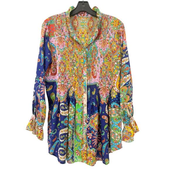 Johnny Was BRAEMAR KITA TUNIC Small - Picture 2 of 10